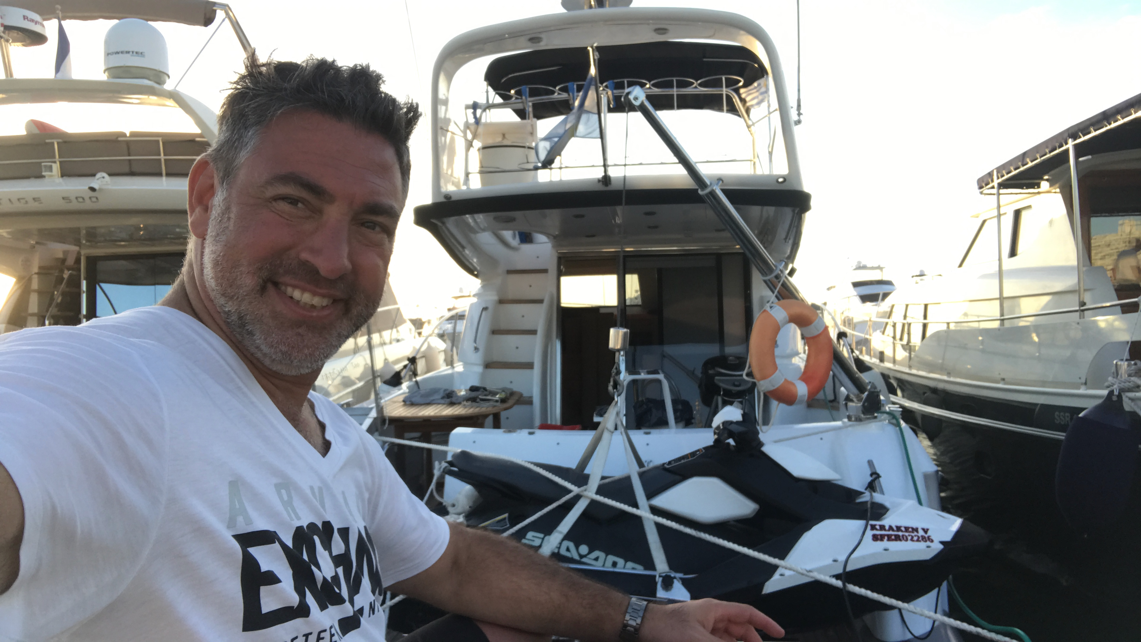 Javier at a South Florida marina